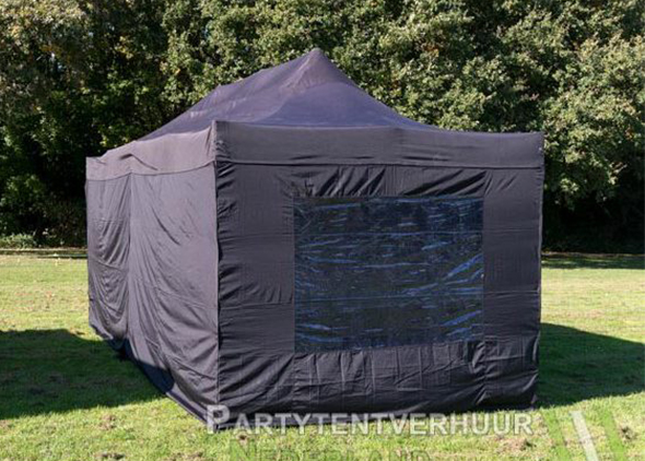 Easy up tent 3x6 meter achterkant huren - Partytentverhuur Amersfoort