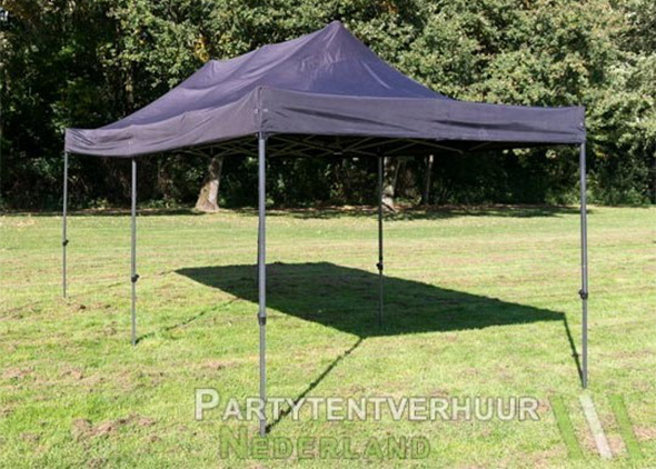 Easy up tent 3x6 meter schuin voorkant huren - Partytentverhuur Amersfoort